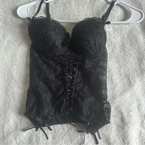 Black Lace Corset